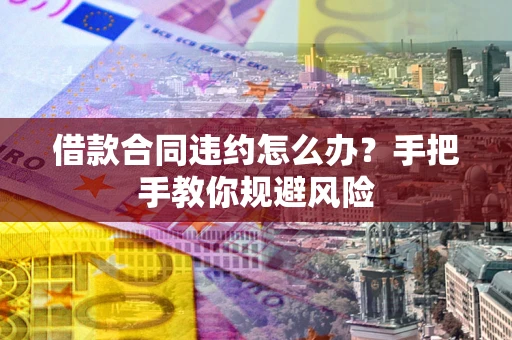 济南借款合同违约怎么办？手把手教你规避风险