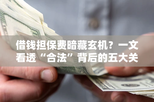 济南借钱担保费暗藏玄机？一文看透“合法”背后的五大关键陷阱