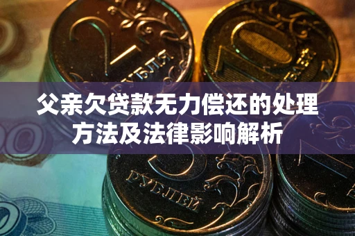 济南父亲欠贷款无力偿还的处理方法及法律影响解析