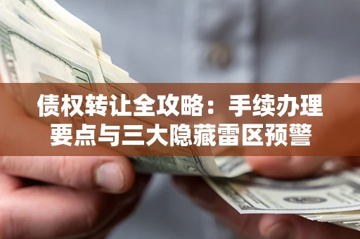 济南债权转让全攻略：手续办理要点与三大隐藏雷区预警