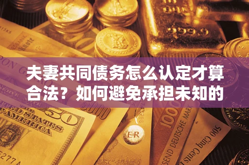 济南夫妻共同债务怎么认定才算合法？如何避免承担未知的债务风险？